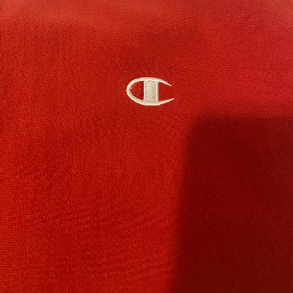 Red Champion hoodie for sale. Still in great condition and has hardly been used. - Picture 3 of 4